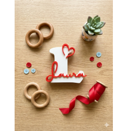 Personalized 3D Name and Initial sign