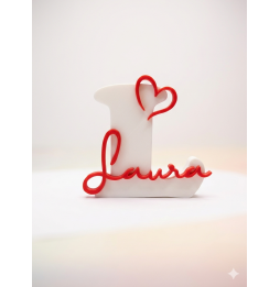 Personalized 3D Name and Initial sign
