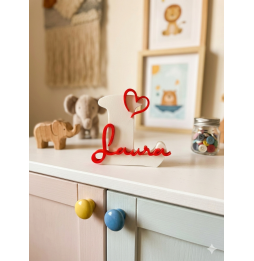 Personalized 3D Name and Initial sign