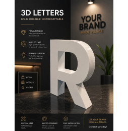 Illuminate Your Brand with Custom 3D LED Letters!