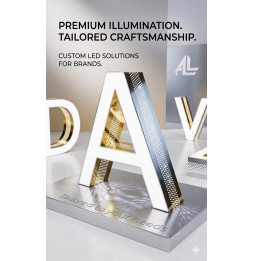 Illuminate Your Brand with Custom 3D LED Letters!