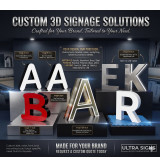 Illuminate Your Brand with Custom 3D LED Letters!
